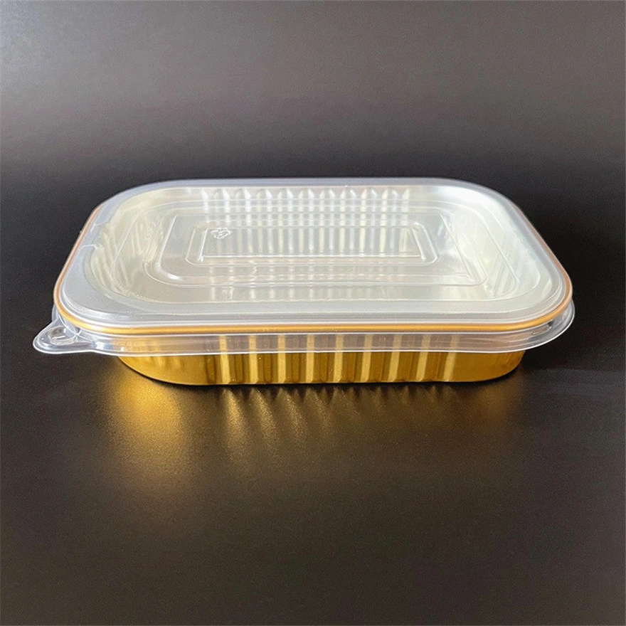 Airplane Food Packaging Airline Foil Lunch Box Airline Aluminum Box