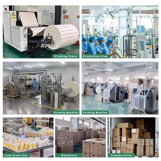 두꺼운 인쇄된 12oz 단일 벽 커피 종이컵